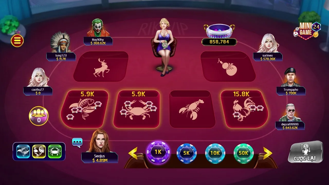 Cách tính xác suất bầu cua online